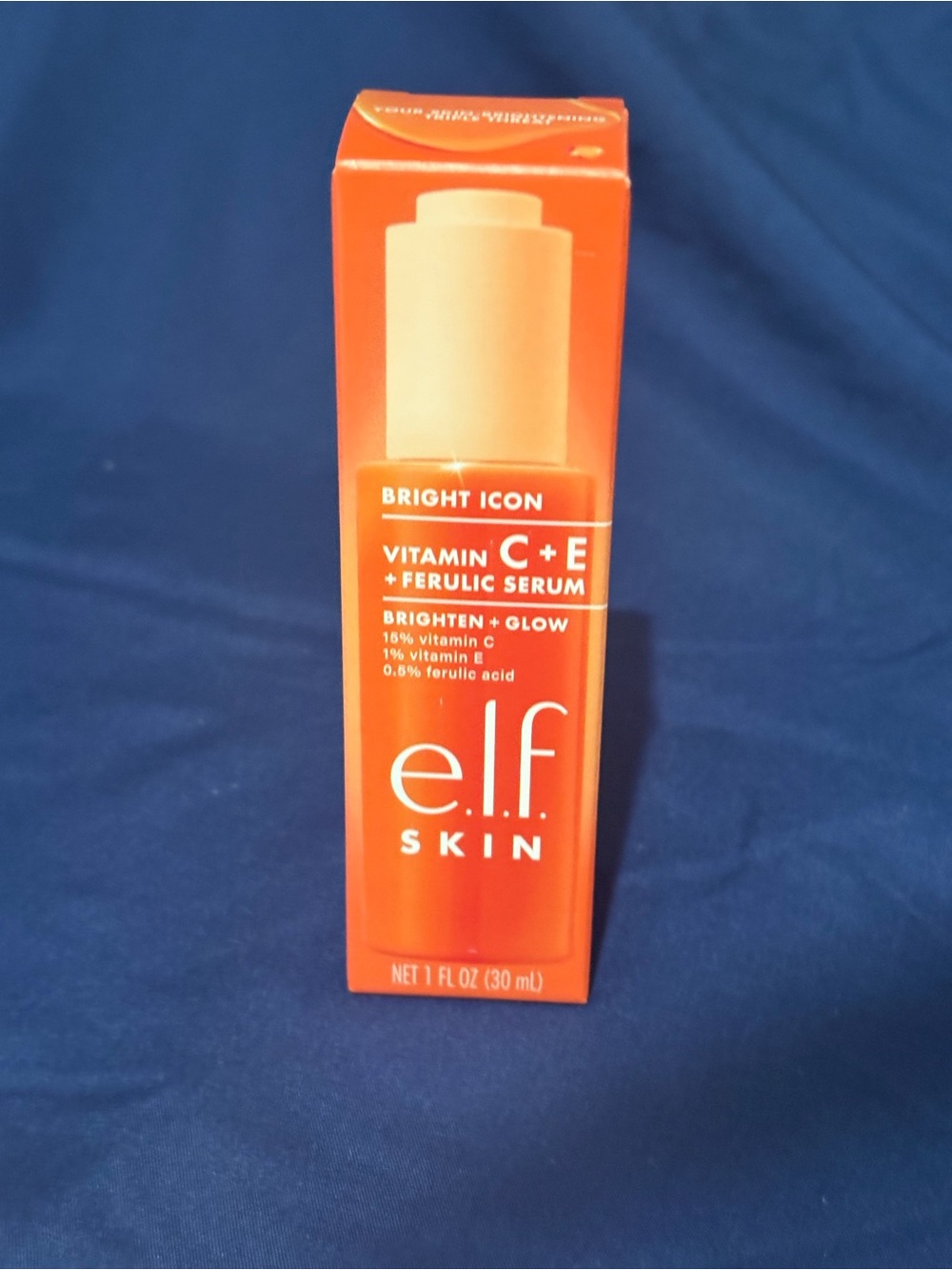 ELF Bright Icon Vitamin C+E Serum in Orange Packaging